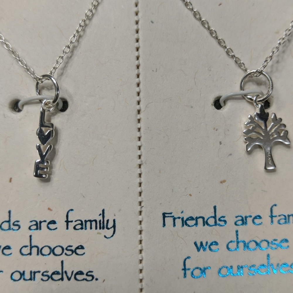 Sterling Silver necklace set - Two necklaces! New